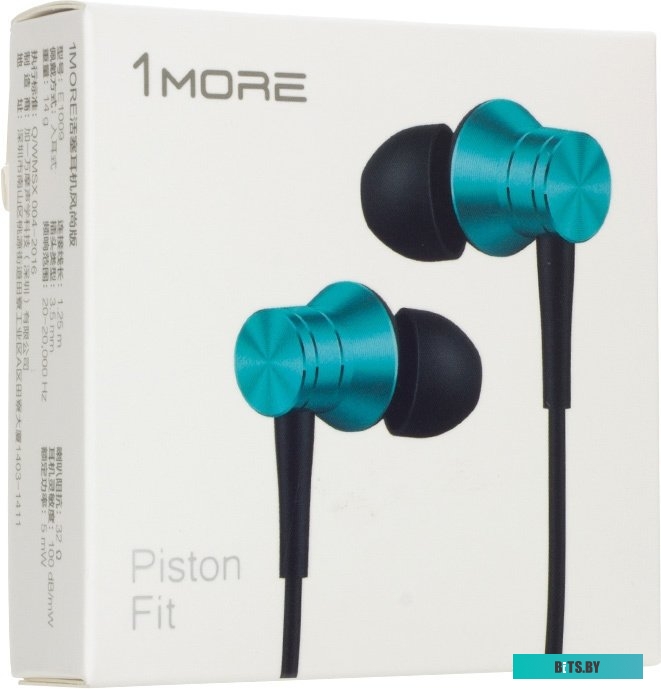 Наушники (Гарнитура) 1More E1009 Piston Fit (розовый)