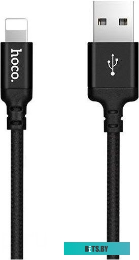 Кабель Hoco X14 Lightning (1 м, черный)