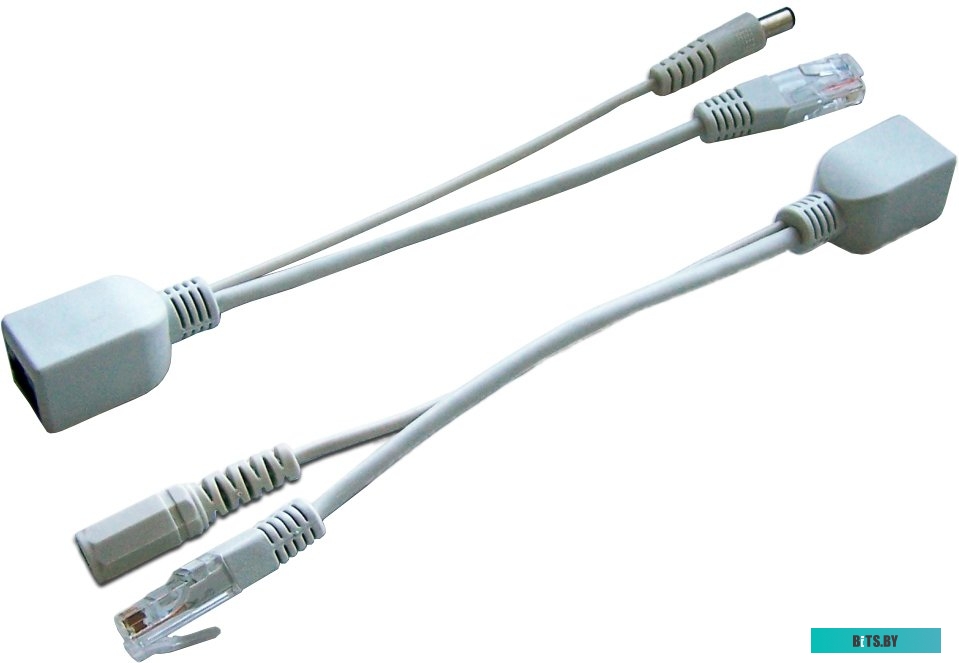LAN-POE-KIT-2.1 Пассивный комплект PoE LANMASTER (PSE+PD), разъем питания 2.1мм