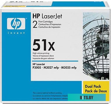 Картридж HP 51x (Q7551XD) 2 шт.