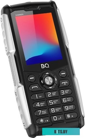 Мобильный телефон BQ 2449 Hammer (черный)