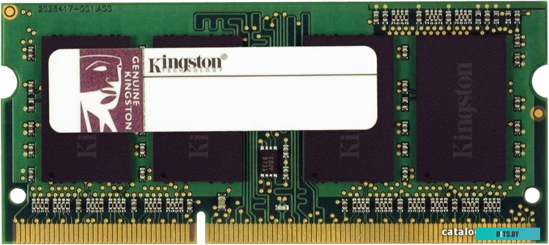 Модуль памяти Kingston ValueRAM 2GB DDR3 SO-DIMM PC3-12800 (KVR16LS11S6/2)
