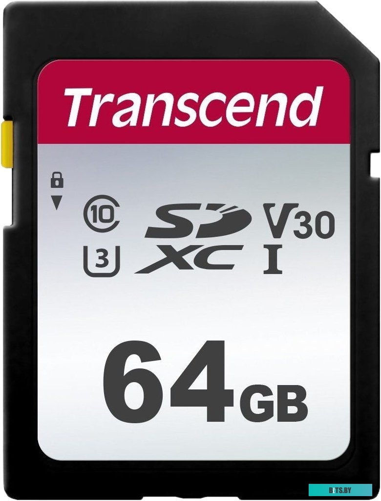 Карта памяти Transcend SDXC 300S 64GB <TS64GSDC300S>