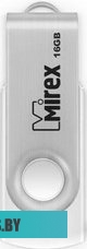 USB накопитель (Флешка) Mirex SWIVEL WHITE 16GB (13600-FMUSWT16)