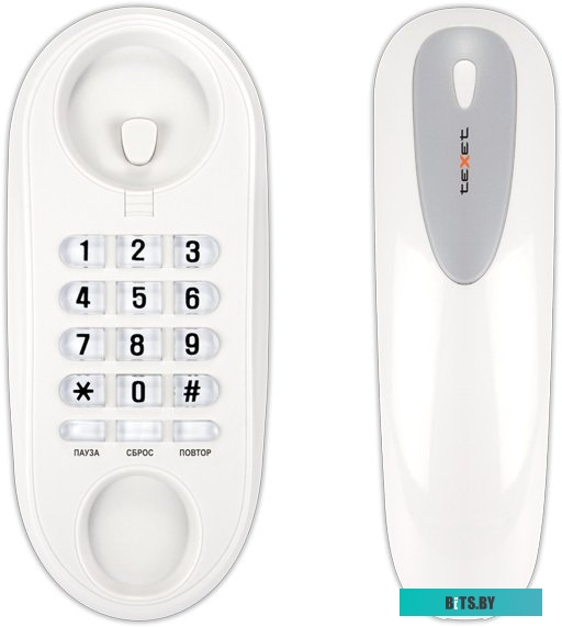 Телефонный аппарат teXet TX-236 (светло-серый)