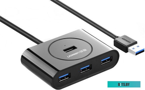 Концентратор USB (Хаб) Ugreen CR113 (черный) <20291>