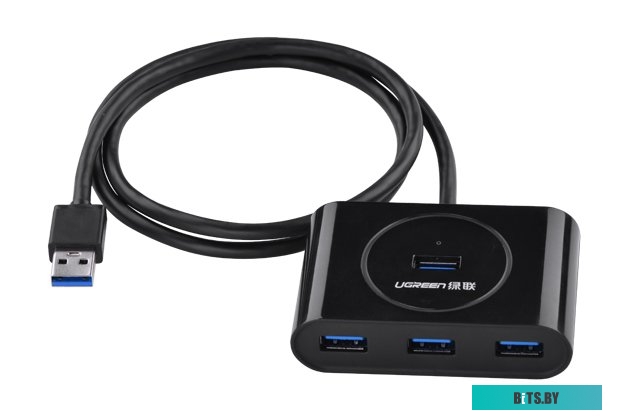 Концентратор USB (Хаб) Ugreen CR113 (черный) <20291>