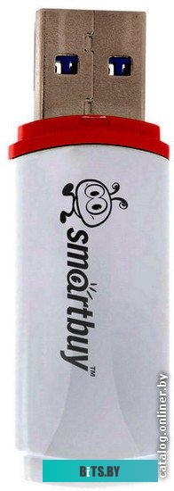 USB накопитель (Флешка) Smart Buy Crown White 16GB (SB16GBCRW-W)