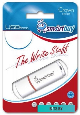 USB накопитель (Флешка) Smart Buy Crown White 16GB (SB16GBCRW-W)