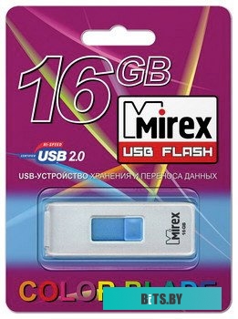USB накопитель (Флешка) Mirex SHOT WHITE 16GB (13600-FMUWST16)