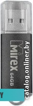 USB накопитель (Флешка) Mirex UNIT BLACK 64GB (13600-FMUUND64)
