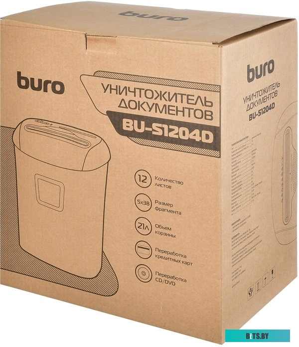 Шредер Buro Office BU-S1204D