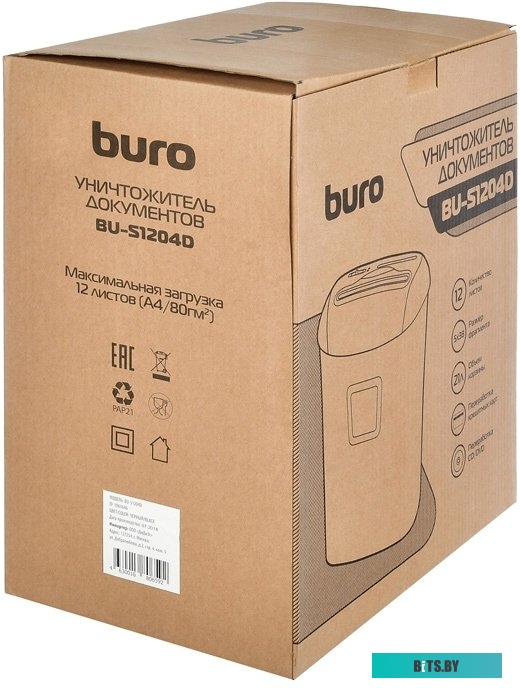 Шредер Buro Office BU-S1204D
