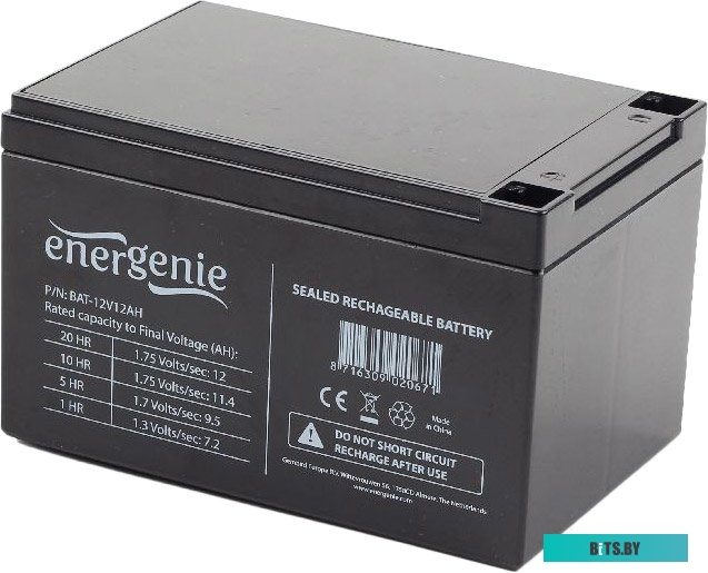Аккумулятор для ИБП EnerGenie BAT-12V12AH