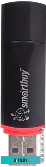 USB накопитель (Флешка) Smart Buy Crown Black 4GB (SB4GBCRW-K)