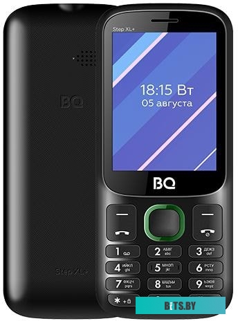 Мобильный телефон BQ-Mobile BQ-2820 Step XL+ (черный/голубой)