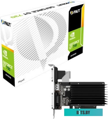 В-карта GF GT730 <NEAT7300HD46-2080H> (2048MB, DDR3, 64 Bit, VGA DVI HDMI) <Palit> RTL