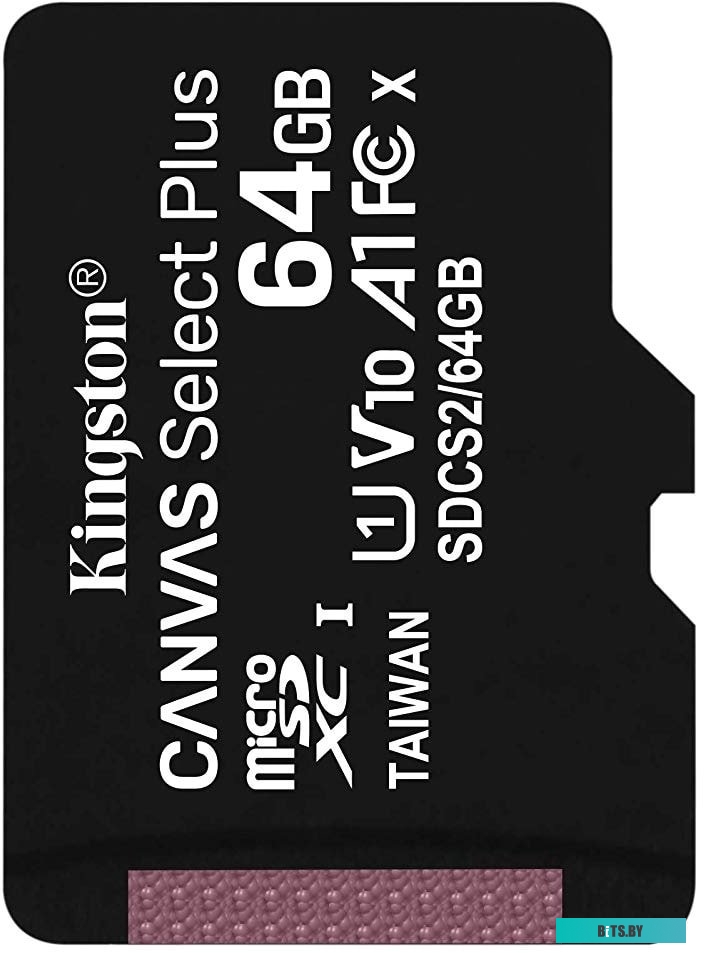 Карта памяти Kingston Canvas Select Plus microSDXC 64GB <SDCS2/64GBSP>