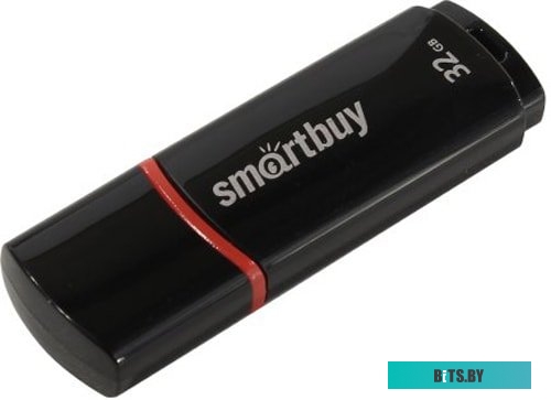 USB накопитель (Флешка) Smart Buy Crown 32Gb Black (SB32GBCRW-K)