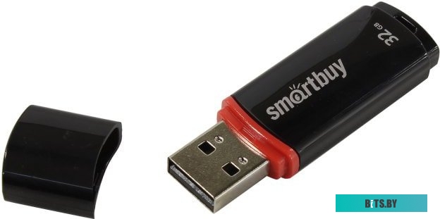 USB накопитель (Флешка) Smart Buy Crown 32Gb Black (SB32GBCRW-K)