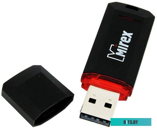 USB накопитель (Флешка) Mirex KNIGHT BLACK 16GB (13600-FMUKNT16)