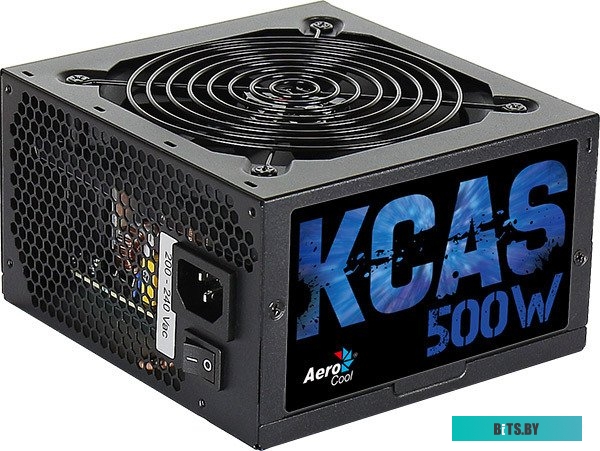 БП Aerocool 500W KCAS-500W (ATX2.3, 24+8-pin, 2x6/8-pin, 4xHDD, 1xFDD, 7xSATA, 120mm, 80+ Bronze) RTL
