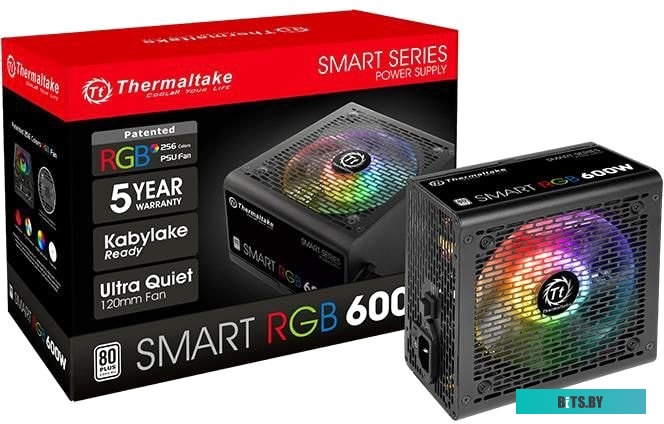 Блок питания Thermaltake Smart RGB 600W (230V) SPR-600AH2NK-2 <PS-SPR-0600NHSAWE-1>