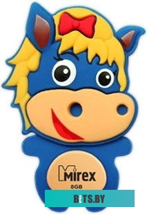 USB накопитель (Флешка) Mirex HORSE BLUE 8GB (13600-KIDBHS08)