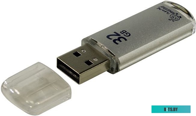 USB накопитель (Флешка) Smart Buy V-Cut 32GB (серебристый) [SB32GBVC-S]