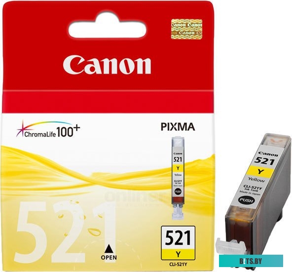 Картридж-чернильница (ПЗК) Canon CLI-521 Yellow <2936B004AA>