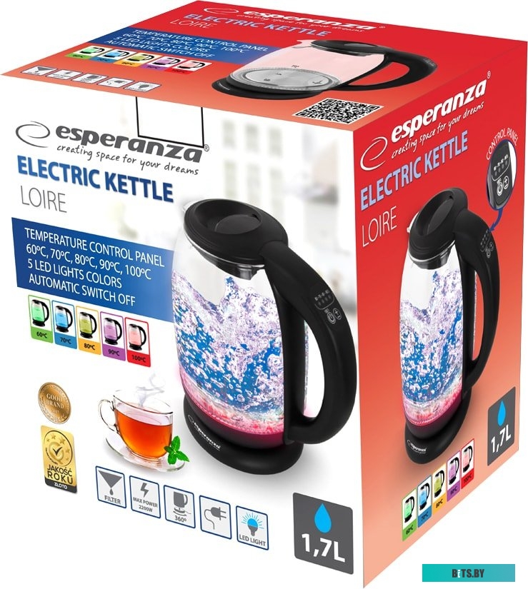 Электрочайник Esperanza Loire EKK027