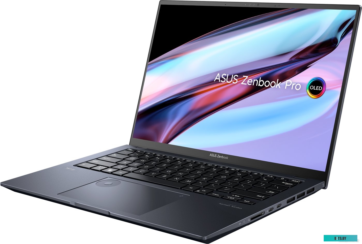 ASUS Zenbook UX6404VV-P1107X  [90NB11J1-M00540] Tech Black 14" { OLED Touch i7 13700H/16Gb/1TbSSD/RTX4060 8Gb/Win11Pro/+USB-RJ45/+ алюм корп; +чехол; 
