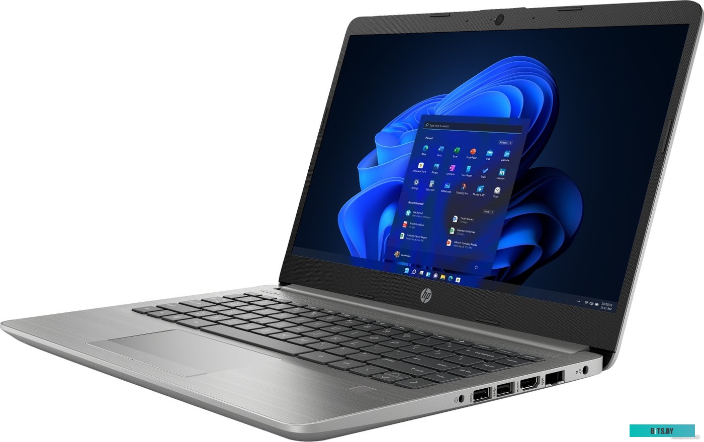 Ноутбук HP 240 G9  UMA i3-1215U Trusted Platm Module 240 G9  14 FHD AG UWVA 250 / 8GB 1D DDR4 3200/256GB/Asteroid Silver