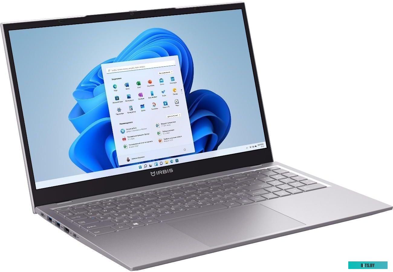 15NBP3506-NC1 Ноутбук IRBIS 15N 15.6" FHD (1920x1080) IPS AG,Core i5-1235U,8Gb DDR4-3200(1),256Gb SSD,Wi-Fi 6+BT 5,5300mAh,Metal Case,Kbd Backlit,1.77
