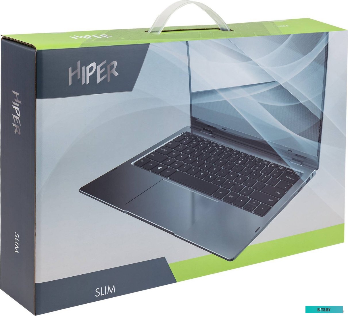 Ноутбук HIPER H1306O582DM SLIM 360 13.3"(FHD IPS)/Touch/Intel Core i5 1235U/8192Mb/256SSD/noDVD/Intel UHD Graphics/Cam/WiFi/38WHr/war 1y/1.26kg/Silver
