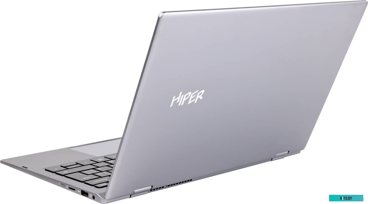 Ноутбук HIPER H1306O582DM SLIM 360 13.3"(FHD IPS)/Touch/Intel Core i5 1235U/8192Mb/256SSD/noDVD/Intel UHD Graphics/Cam/WiFi/38WHr/war 1y/1.26kg/Silver
