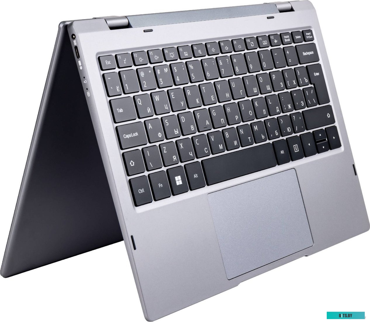 Ноутбук HIPER H1306O582DM SLIM 360 13.3"(FHD IPS)/Touch/Intel Core i5 1235U/8192Mb/256SSD/noDVD/Intel UHD Graphics/Cam/WiFi/38WHr/war 1y/1.26kg/Silver