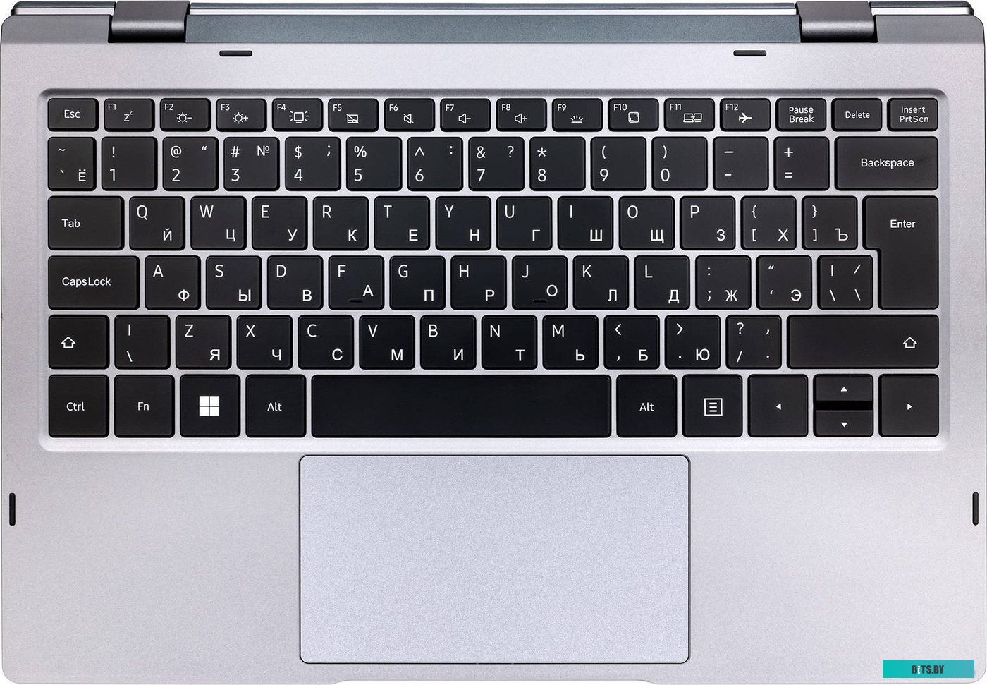 Ноутбук HIPER H1306O582DM SLIM 360 13.3"(FHD IPS)/Touch/Intel Core i5 1235U/8192Mb/256SSD/noDVD/Intel UHD Graphics/Cam/WiFi/38WHr/war 1y/1.26kg/Silver
