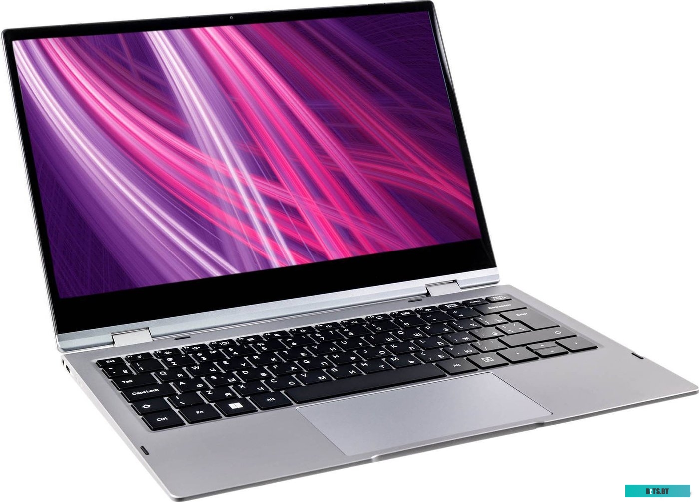 Ноутбук HIPER H1306O582DM SLIM 360 13.3"(FHD IPS)/Touch/Intel Core i5 1235U/8192Mb/256SSD/noDVD/Intel UHD Graphics/Cam/WiFi/38WHr/war 1y/1.26kg/Silver