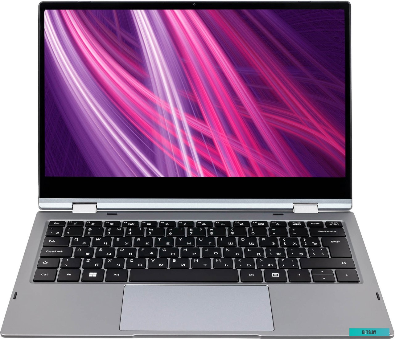 Ноутбук HIPER H1306O582DM SLIM 360 13.3"(FHD IPS)/Touch/Intel Core i5 1235U/8192Mb/256SSD/noDVD/Intel UHD Graphics/Cam/WiFi/38WHr/war 1y/1.26kg/Silver