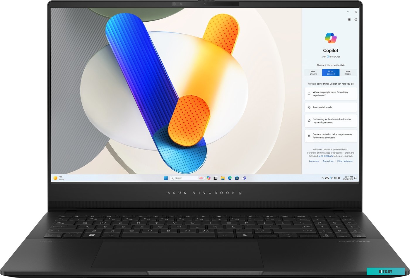 Ноутбук Asus Vivobook S 15 OLED S5506MA-MA066W 90NB14E1-M004X0