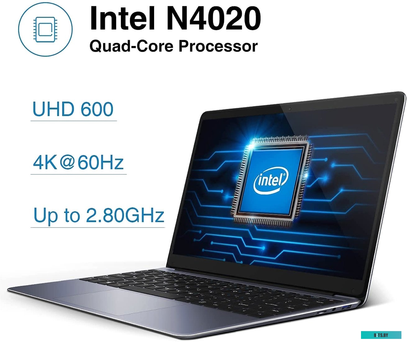 1746087 Ноутбук CHUWI HeroBook Pro 1746087, 14.1",  IPS, Intel Celeron N4020 1.1ГГц, 2-ядерный, 8ГБ LPDDR4, 256ГБ SSD,  Intel UHD Graphics  600, Windo