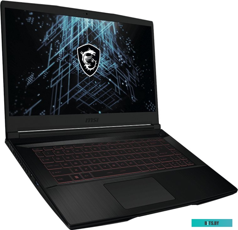 Ноутбук MSI GF63 Thin 12VE-1038XRU Core i5 12450H 16Gb SSD1Tb NVIDIA GeForce RTX4050 6Gb 15.6" IPS FHD (1920x1080) Free DOS black WiFi BT Cam (9S7-16R