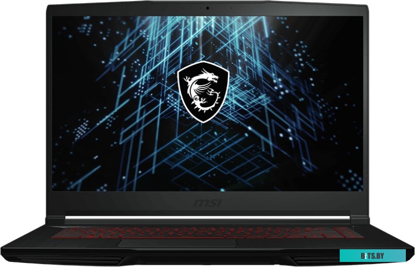 Ноутбук MSI GF63 Thin 12VE-1038XRU Core i5 12450H 16Gb SSD1Tb NVIDIA GeForce RTX4050 6Gb 15.6" IPS FHD (1920x1080) Free DOS black WiFi BT Cam (9S7-16R