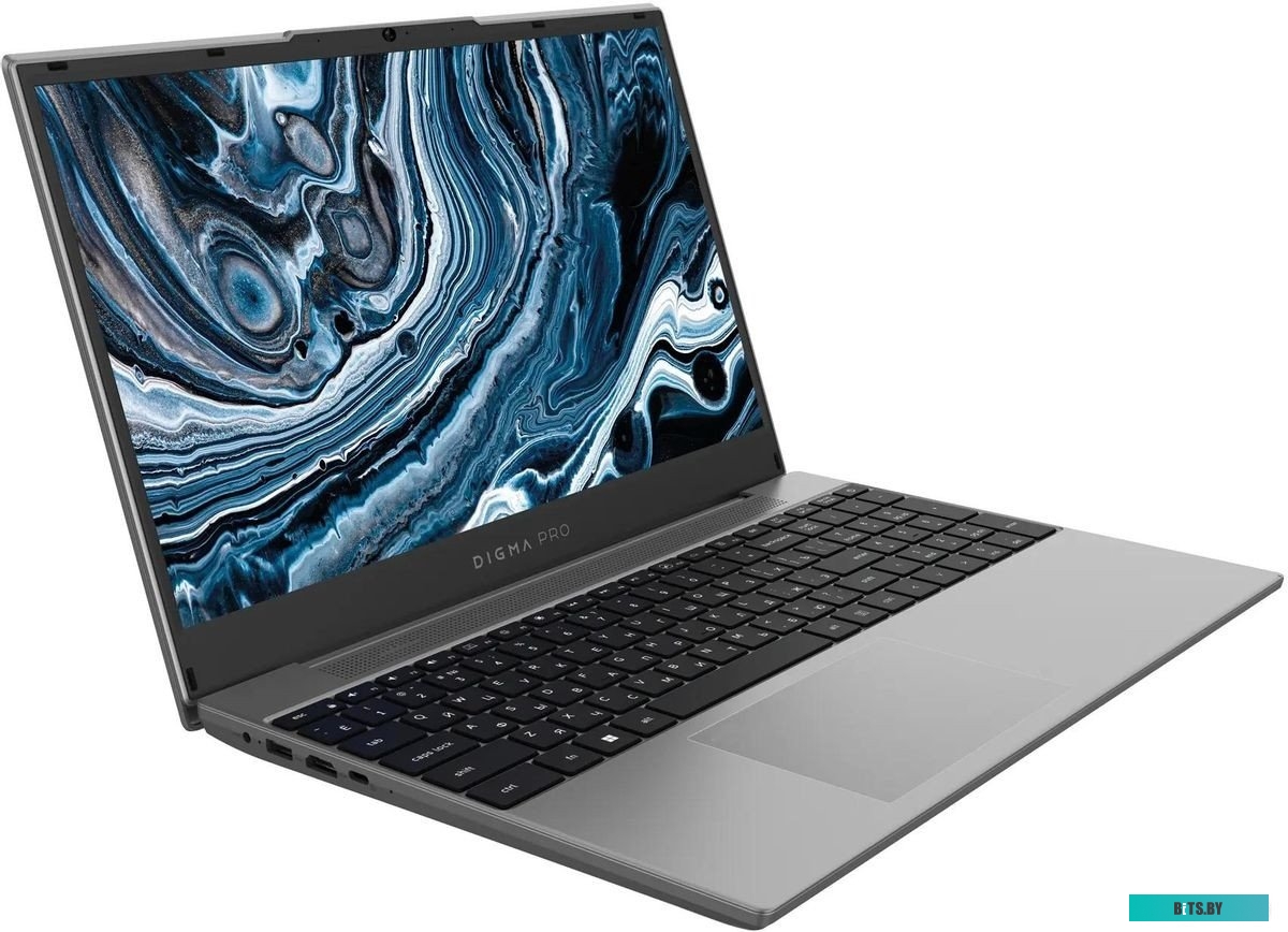 Ноутбук Digma Pro Fortis M DN15R5-ADXW02, 15.6",  IPS, AMD Ryzen 5 5600U 2.3ГГц, 6-ядерный, 16ГБ LPDDR4, 512ГБ SSD,  AMD Radeon  Vega 7, Windows 11 Pr