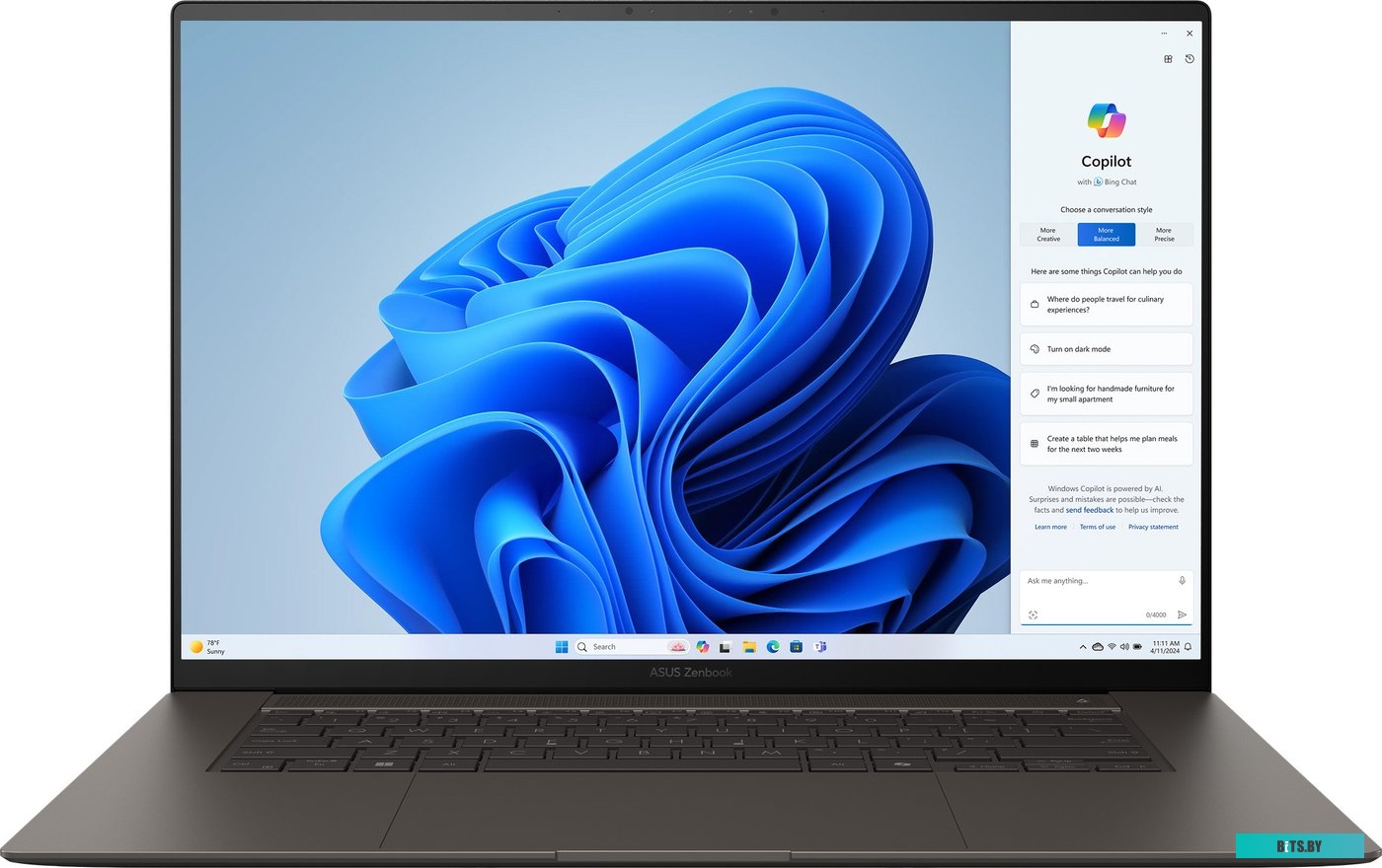 90NB13M1-M00C60 UM5606WA-RK210W ASUS Zenbook S 16 UM5606WA-RK210W