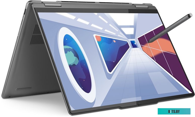 82YM002BRK Ноутбук Lenovo Yoga 7 14ARP8 Ryzen 7 7735U 16Gb SSD512Gb AMD Radeon 14" OLED Touch 2.2K (2240x1400) Windows 11 Home grey WiFi BT Cam (82YM0