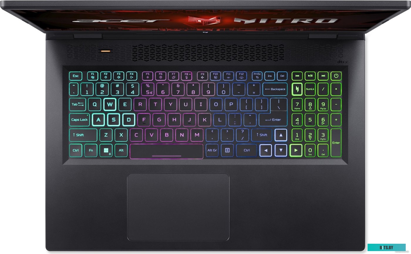 NH.QL1CD.001 Ноутбук ACER Nitro AN17-41-R8P3 17.3"(1920x1080 (матовый) IPS)/AMD Ryzen 7 7735HS(3.2Ghz)/16384Mb/1024PCISSDGb