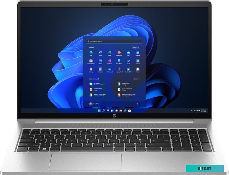 9G204ET Ноутбук HP ProBook 455 G10 15.6" 1920x1080/AMD Ryzen 5 7530U/RAM 8Гб/SSD 512Гб/AMD Radeon RX Vega 7/ENG|RUS/DOS серебристый 1.74 кг 9G204ET