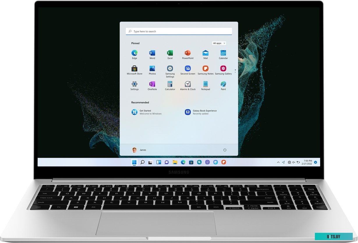 NP754XED-KC3IT Ноутбук Samsung Galaxy Book 2 NP754 Core i5 1235U 16Gb SSD256Gb Intel Iris Xe graphics 15.6" AMOLED FHD (1920x1080) Windows 11 Professi